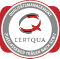 Certqua - Wir sin zugelassener Träger nach AZWV