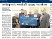 Zeitungsartikel Brillenprojekt, Rheinzeitung, 13.05.19
